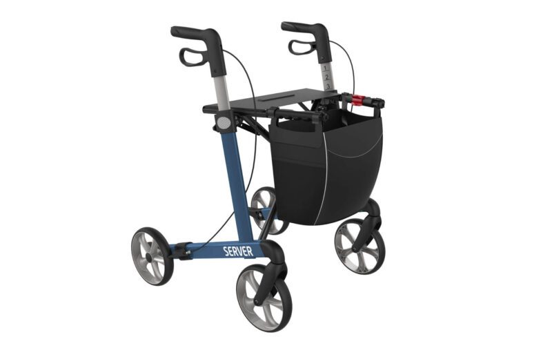Server Rollator Ice Blue Large